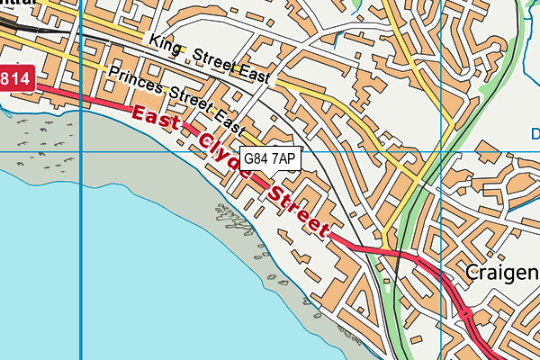 G84 7AP map - OS VectorMap District (Ordnance Survey) G84 7AP map - OS VectorMap District (Ordnance Survey)