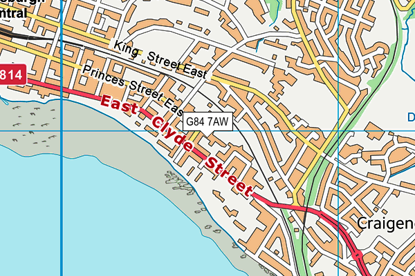 G84 7AW map - OS VectorMap District (Ordnance Survey) G84 7AW map - OS VectorMap District (Ordnance Survey)