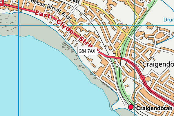 G84 7AX map - OS VectorMap District (Ordnance Survey) G84 7AX map - OS VectorMap District (Ordnance Survey)