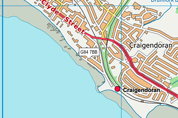 G84 7BB map - OS VectorMap District (Ordnance Survey) G84 7BB map - OS VectorMap District (Ordnance Survey)