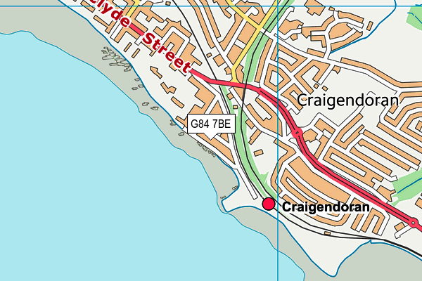 G84 7BE map - OS VectorMap District (Ordnance Survey) G84 7BE map - OS VectorMap District (Ordnance Survey)