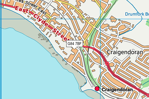 G84 7BF map - OS VectorMap District (Ordnance Survey) G84 7BF map - OS VectorMap District (Ordnance Survey)