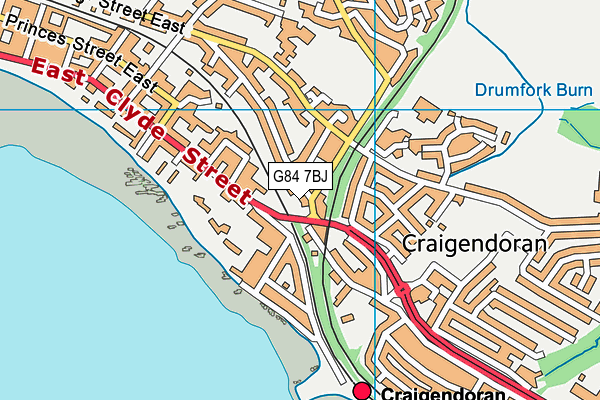 G84 7BJ map - OS VectorMap District (Ordnance Survey) G84 7BJ map - OS VectorMap District (Ordnance Survey)