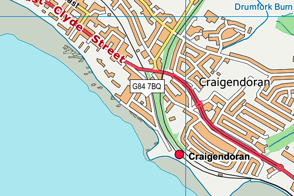 G84 7BQ map - OS VectorMap District (Ordnance Survey) G84 7BQ map - OS VectorMap District (Ordnance Survey)