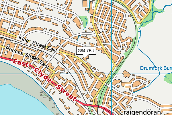 G84 7BU map - OS VectorMap District (Ordnance Survey) G84 7BU map - OS VectorMap District (Ordnance Survey)