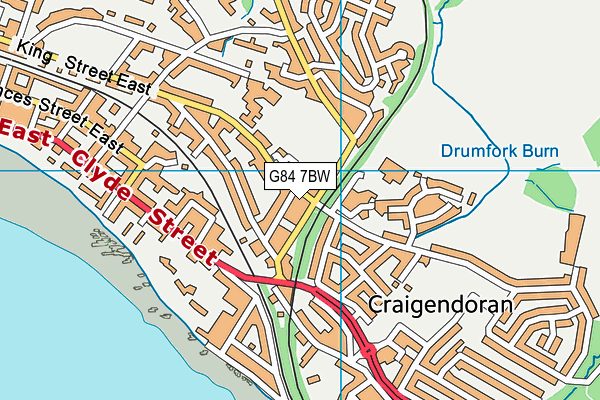 G84 7BW map - OS VectorMap District (Ordnance Survey) G84 7BW map - OS VectorMap District (Ordnance Survey)