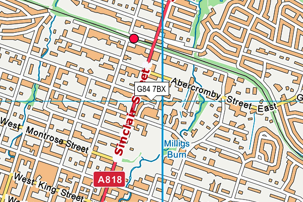 G84 7BX map - OS VectorMap District (Ordnance Survey) G84 7BX map - OS VectorMap District (Ordnance Survey)