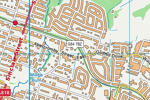 G84 7BZ map - OS VectorMap District (Ordnance Survey) G84 7BZ map - OS VectorMap District (Ordnance Survey)