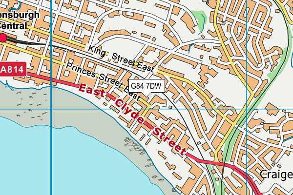 G84 7DW map - OS VectorMap District (Ordnance Survey) G84 7DW map - OS VectorMap District (Ordnance Survey)