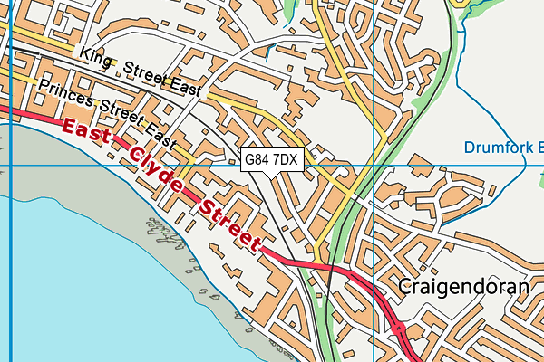 G84 7DX map - OS VectorMap District (Ordnance Survey) G84 7DX map - OS VectorMap District (Ordnance Survey)