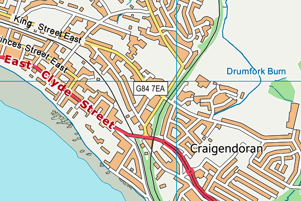 G84 7EA map - OS VectorMap District (Ordnance Survey) G84 7EA map - OS VectorMap District (Ordnance Survey)