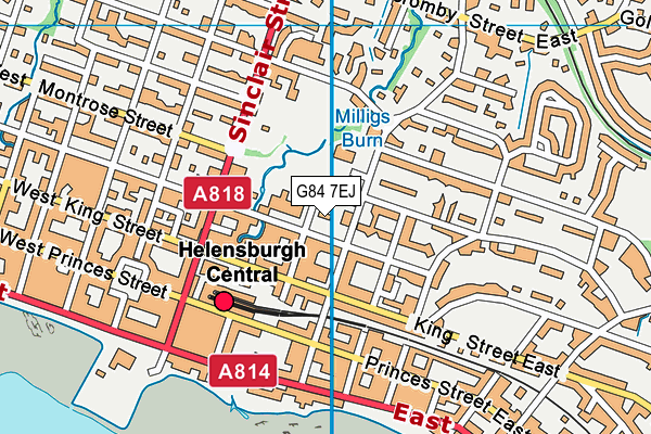 G84 7EJ map - OS VectorMap District (Ordnance Survey) G84 7EJ map - OS VectorMap District (Ordnance Survey)