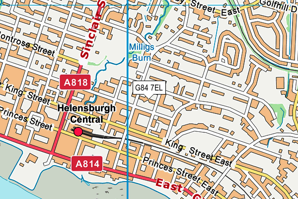 G84 7EL map - OS VectorMap District (Ordnance Survey) G84 7EL map - OS VectorMap District (Ordnance Survey)