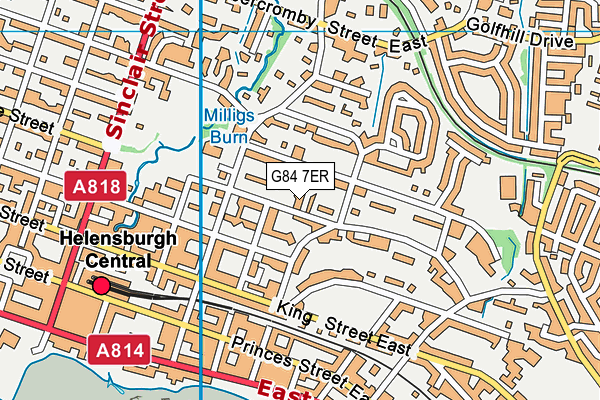 G84 7ER map - OS VectorMap District (Ordnance Survey) G84 7ER map - OS VectorMap District (Ordnance Survey)