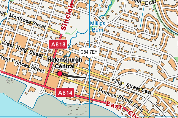 G84 7EY map - OS VectorMap District (Ordnance Survey) G84 7EY map - OS VectorMap District (Ordnance Survey)