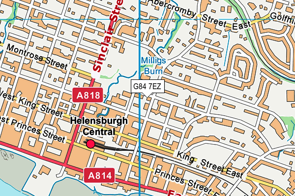 G84 7EZ map - OS VectorMap District (Ordnance Survey) G84 7EZ map - OS VectorMap District (Ordnance Survey)
