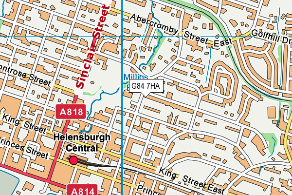 G84 7HA map - OS VectorMap District (Ordnance Survey) G84 7HA map - OS VectorMap District (Ordnance Survey)