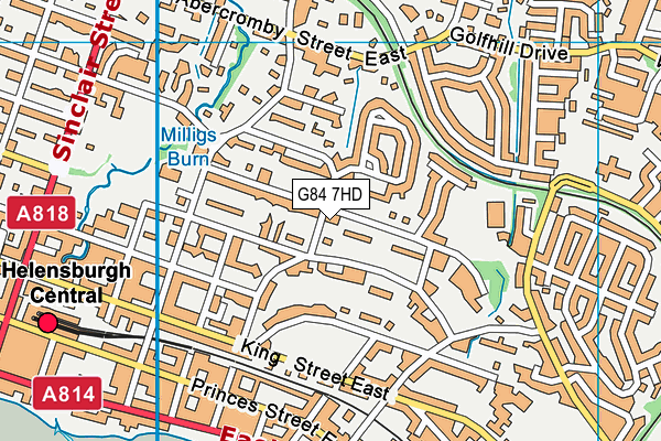 G84 7HD map - OS VectorMap District (Ordnance Survey) G84 7HD map - OS VectorMap District (Ordnance Survey)