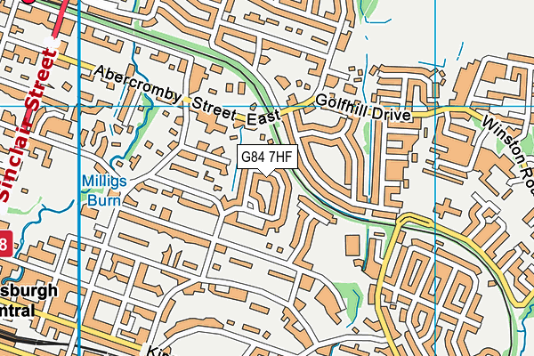 G84 7HF map - OS VectorMap District (Ordnance Survey) G84 7HF map - OS VectorMap District (Ordnance Survey)