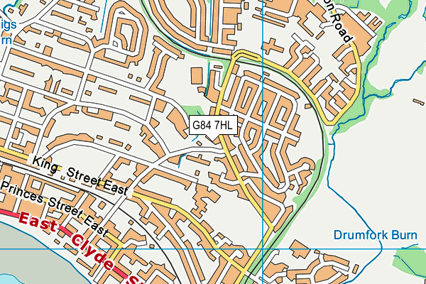 G84 7HL map - OS VectorMap District (Ordnance Survey) G84 7HL map - OS VectorMap District (Ordnance Survey)