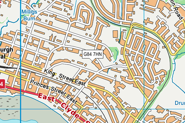G84 7HN map - OS VectorMap District (Ordnance Survey) G84 7HN map - OS VectorMap District (Ordnance Survey)