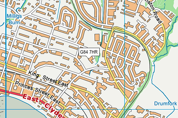 G84 7HR map - OS VectorMap District (Ordnance Survey) G84 7HR map - OS VectorMap District (Ordnance Survey)