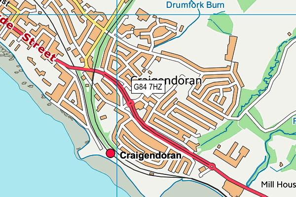 G84 7HZ map - OS VectorMap District (Ordnance Survey) G84 7HZ map - OS VectorMap District (Ordnance Survey)