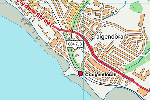 G84 7JB map - OS VectorMap District (Ordnance Survey) G84 7JB map - OS VectorMap District (Ordnance Survey)