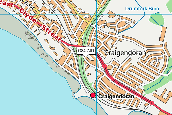 G84 7JD map - OS VectorMap District (Ordnance Survey) G84 7JD map - OS VectorMap District (Ordnance Survey)