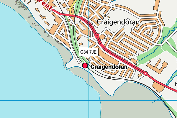 G84 7JE map - OS VectorMap District (Ordnance Survey) G84 7JE map - OS VectorMap District (Ordnance Survey)