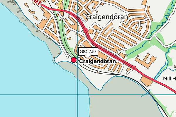 G84 7JG map - OS VectorMap District (Ordnance Survey) G84 7JG map - OS VectorMap District (Ordnance Survey)