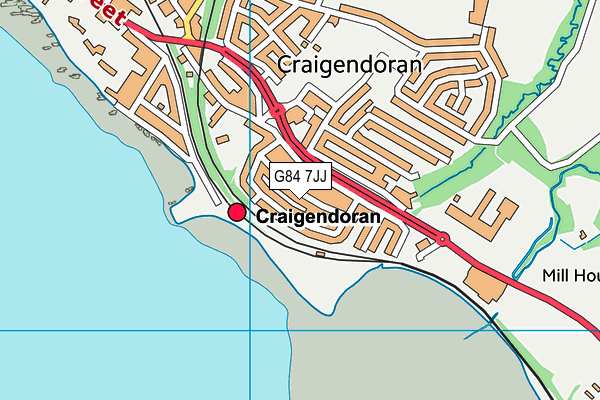 G84 7JJ map - OS VectorMap District (Ordnance Survey) G84 7JJ map - OS VectorMap District (Ordnance Survey)