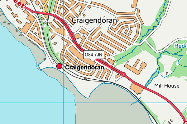 G84 7JN map - OS VectorMap District (Ordnance Survey) G84 7JN map - OS VectorMap District (Ordnance Survey)