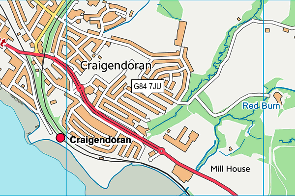 G84 7JU map - OS VectorMap District (Ordnance Survey) G84 7JU map - OS VectorMap District (Ordnance Survey)