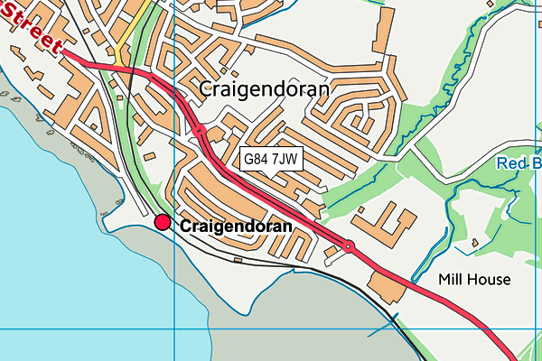 G84 7JW map - OS VectorMap District (Ordnance Survey) G84 7JW map - OS VectorMap District (Ordnance Survey)