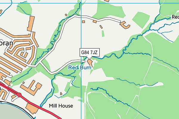 G84 7JZ map - OS VectorMap District (Ordnance Survey) G84 7JZ map - OS VectorMap District (Ordnance Survey)