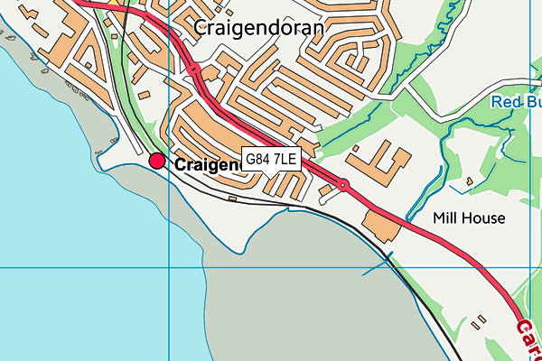 G84 7LE map - OS VectorMap District (Ordnance Survey) G84 7LE map - OS VectorMap District (Ordnance Survey)