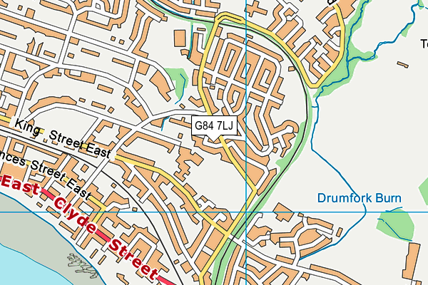 G84 7LJ map - OS VectorMap District (Ordnance Survey) G84 7LJ map - OS VectorMap District (Ordnance Survey)