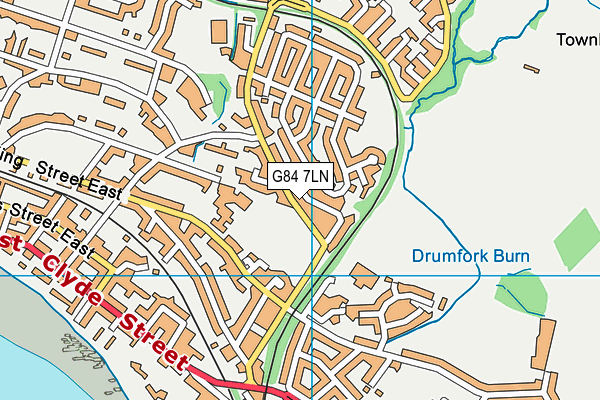 G84 7LN map - OS VectorMap District (Ordnance Survey) G84 7LN map - OS VectorMap District (Ordnance Survey)