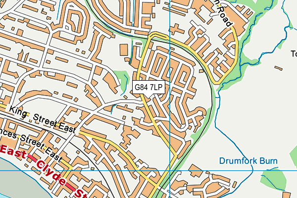 G84 7LP map - OS VectorMap District (Ordnance Survey) G84 7LP map - OS VectorMap District (Ordnance Survey)