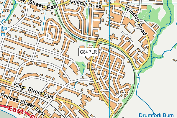 G84 7LR map - OS VectorMap District (Ordnance Survey) G84 7LR map - OS VectorMap District (Ordnance Survey)