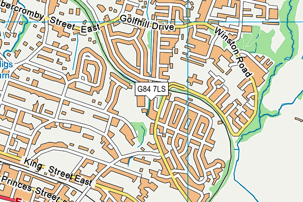 G84 7LS map - OS VectorMap District (Ordnance Survey) G84 7LS map - OS VectorMap District (Ordnance Survey)