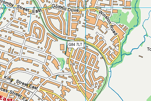G84 7LT map - OS VectorMap District (Ordnance Survey) G84 7LT map - OS VectorMap District (Ordnance Survey)