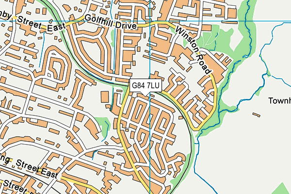 G84 7LU map - OS VectorMap District (Ordnance Survey) G84 7LU map - OS VectorMap District (Ordnance Survey)