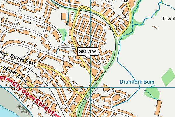 G84 7LW map - OS VectorMap District (Ordnance Survey) G84 7LW map - OS VectorMap District (Ordnance Survey)