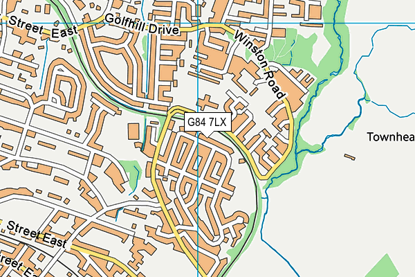 G84 7LX map - OS VectorMap District (Ordnance Survey) G84 7LX map - OS VectorMap District (Ordnance Survey)