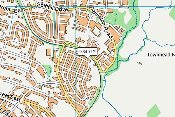 G84 7LY map - OS VectorMap District (Ordnance Survey) G84 7LY map - OS VectorMap District (Ordnance Survey)