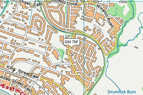 G84 7NF map - OS VectorMap District (Ordnance Survey) G84 7NF map - OS VectorMap District (Ordnance Survey)
