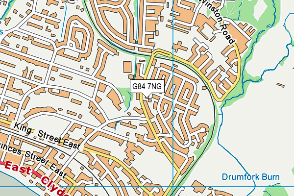 G84 7NG map - OS VectorMap District (Ordnance Survey) G84 7NG map - OS VectorMap District (Ordnance Survey)