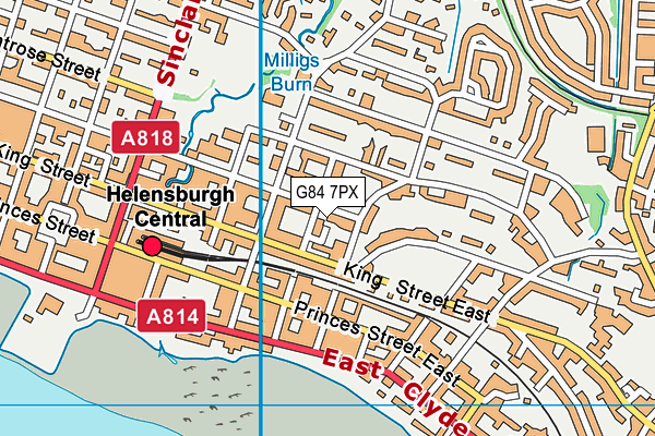 G84 7PX map - OS VectorMap District (Ordnance Survey) G84 7PX map - OS VectorMap District (Ordnance Survey)